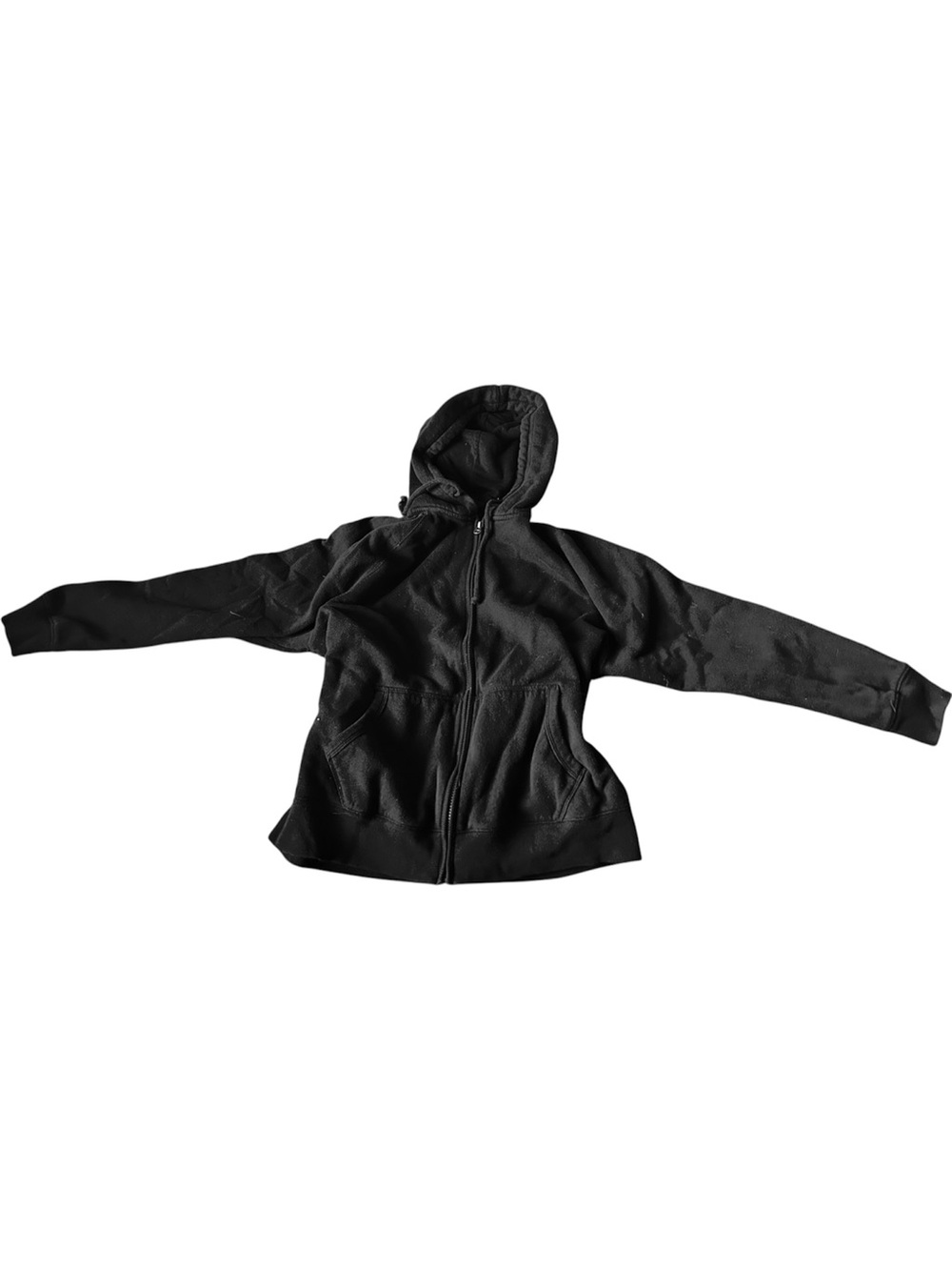 Women’s Black Zip-Up Hoodie XL